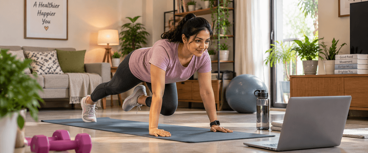 How to Lose Weight at Home: A Simple Diet & Exercise Guide